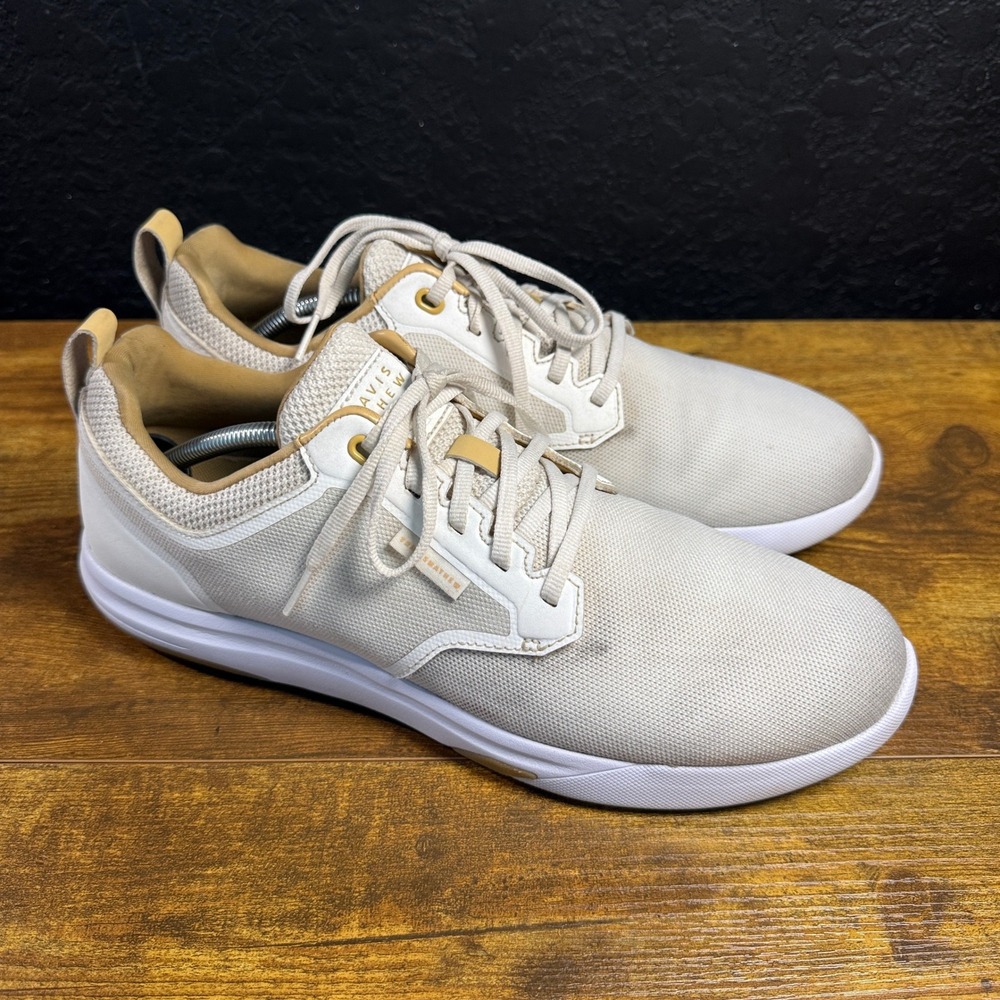 TravisMathew The Daily Pro 1MA224 Tan Mesh Hybrid Golf Shoes Mens Size 12